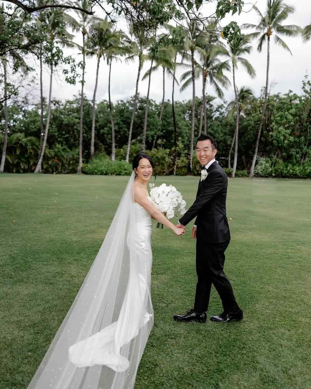 KYHA bridal gown styled by Sam Ruiz — A+M Hawaii Wedding