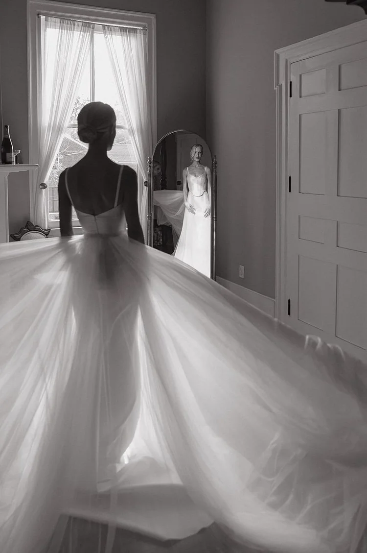 Sarah Seven bridal gown styled by Sam Ruiz — Elevated Southern Wedding, Louisiana