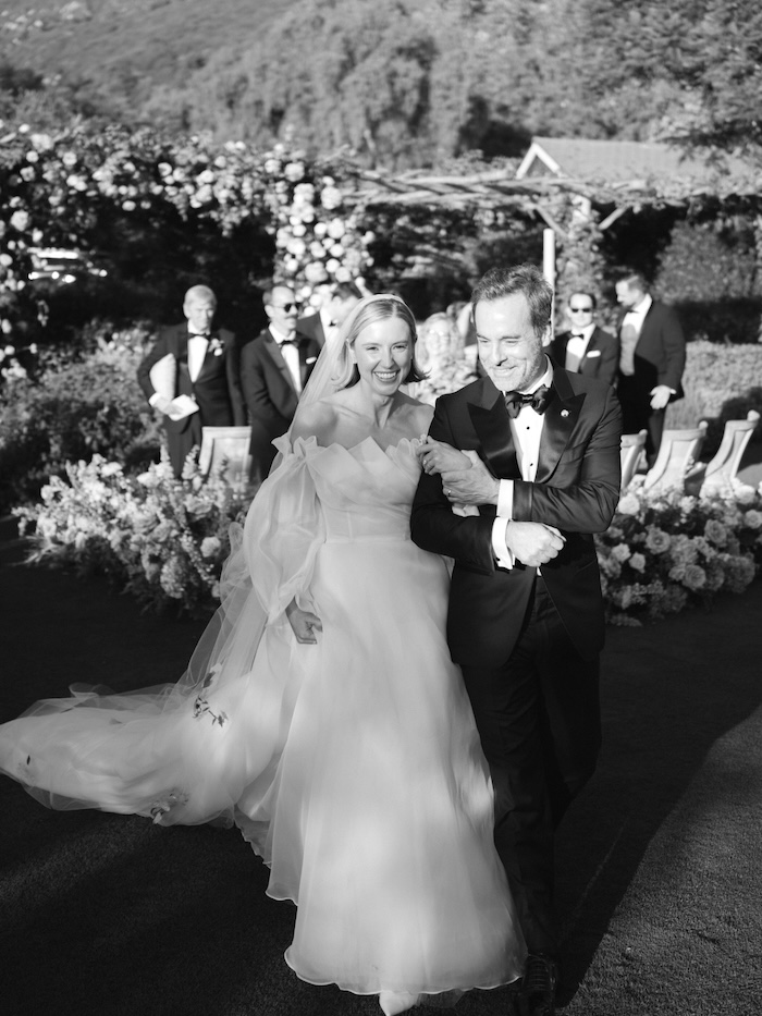 Monique Lhuillier bridal gown styled by Sam Ruiz — San Ysidro Ranch, Santa Barbara