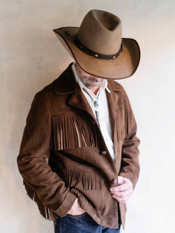 Groom western styling by Sam Ruiz — San Ysidro Ranch, Santa Barbara