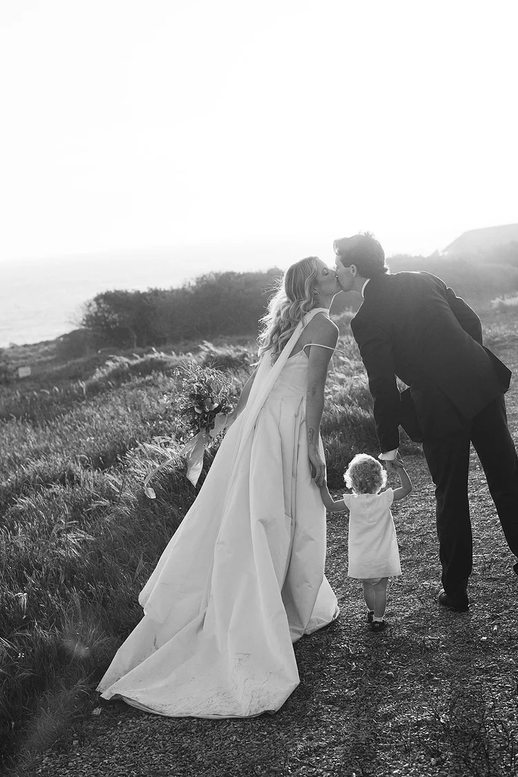 Lihi Hod bridal gown styled by Sam Ruiz — Sea Ranch Lodge, California Coast