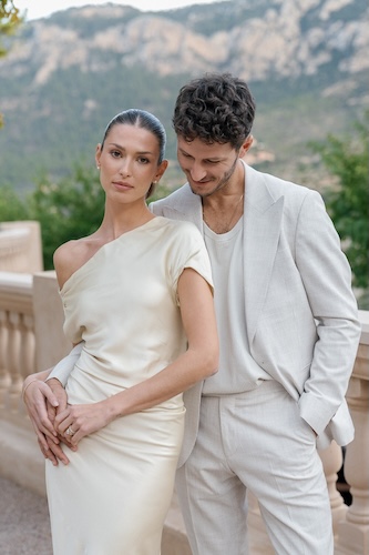 Cortana bridal styling by Sam Ruiz — Son Bunyola welcome dinner, Mallorca
