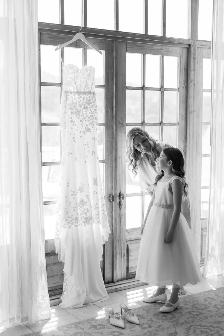 Mira Zwillinger bridal gown styled by Sam Ruiz — Sunstone Winery, Santa Barbara