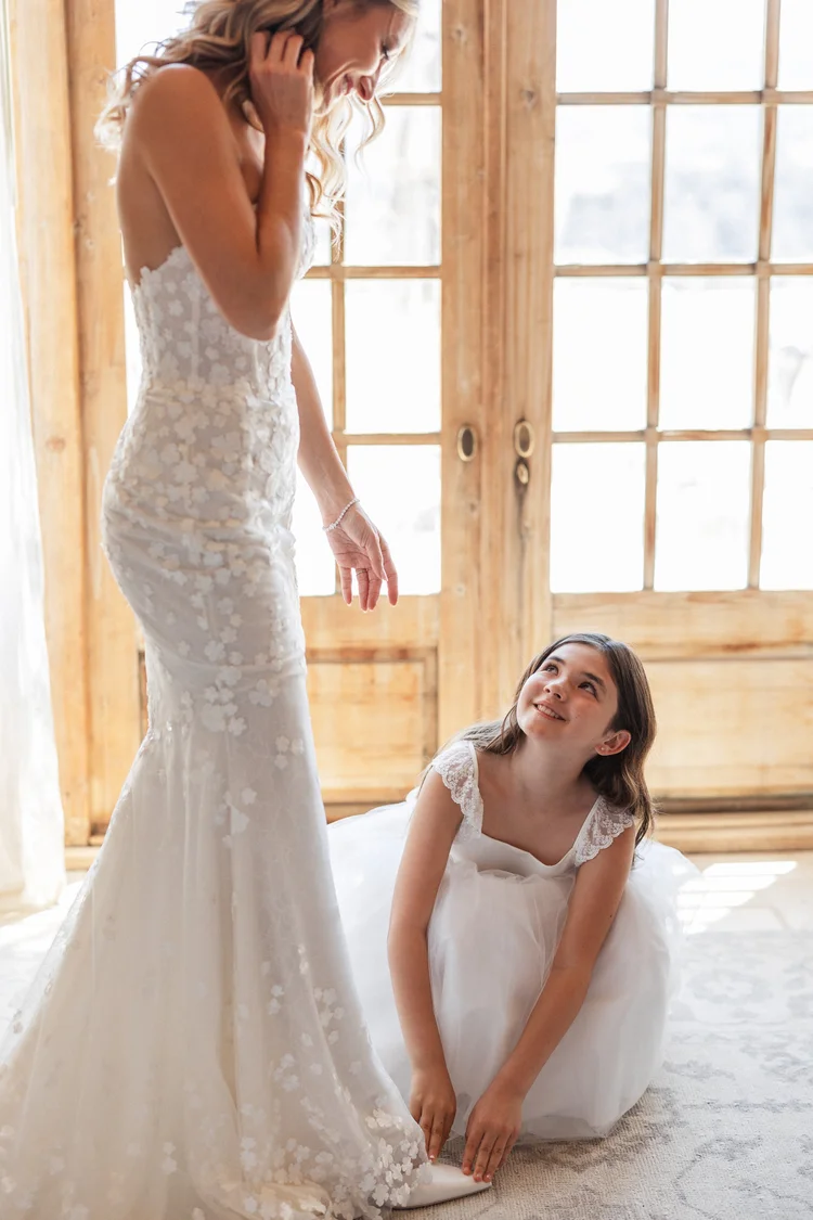 Mira Zwillinger bridal gown styled by Sam Ruiz — Sunstone Winery, Santa Barbara