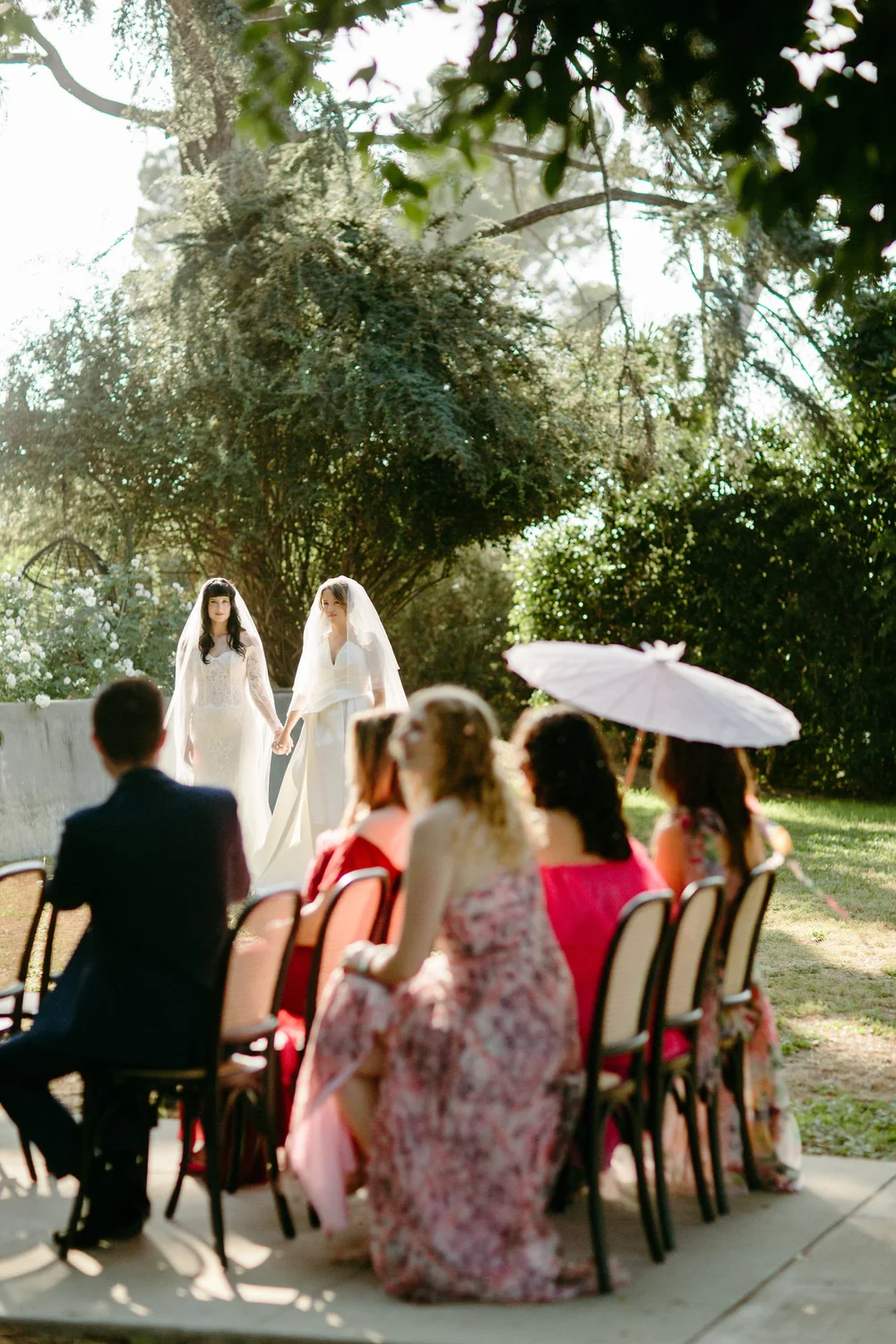 Lihi Hod bridal gowns styled by Sam Ruiz — Maximalist LGBTQ Wedding, Los Angeles