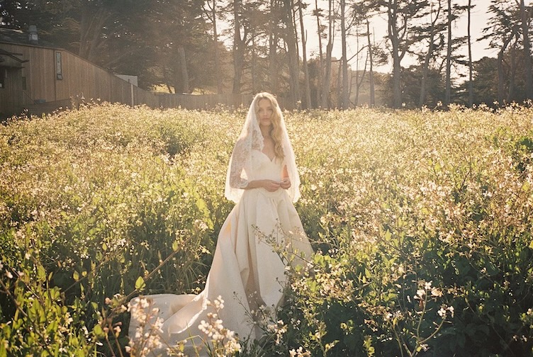 Lihi Hod bridal gown styled by Sam Ruiz — Sea Ranch Lodge, California Coast