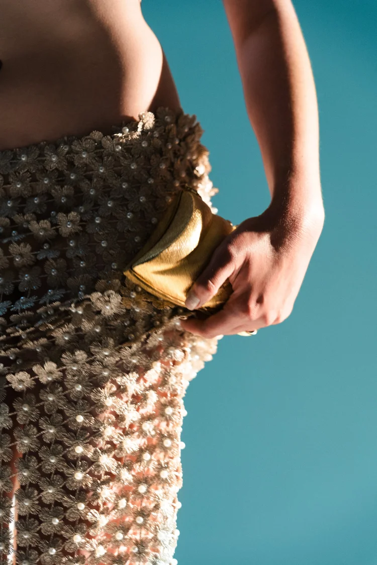 Editorial — Unbound gown detail